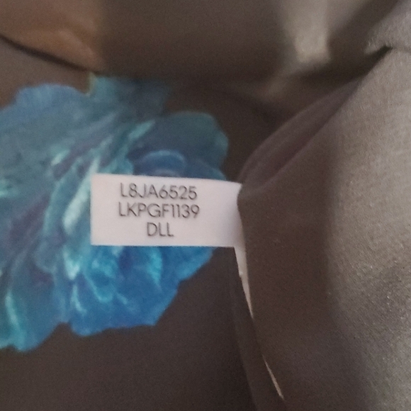 Karl Lagerfeld Floral Tie Up Long Sleeve 👚 SZ SM - Picture 4 of 6